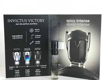 Paco Rabanne Invictus Victory 0.05 Eau De Parfum Extreme Spray Vial For Men