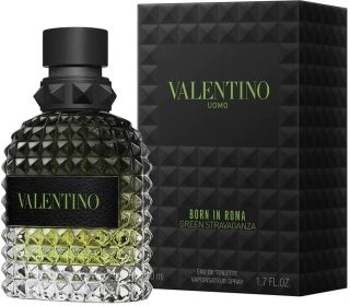 Valentino Uomo Born In Roma Green Stravaganza 1.7 Eau De Toilette Spray