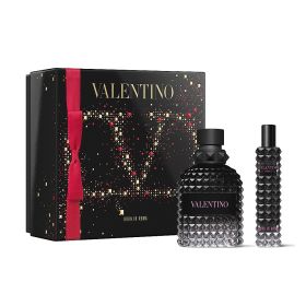 Valentino Uomo Born In Roma 2 Pcs Set: 3.4 Eau De Toilette Spray + 0.5 Eau De Toilette Spray