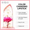 Szvilimz Moisturizing Transparent Flower Lipstick Color Changing Lip Balm